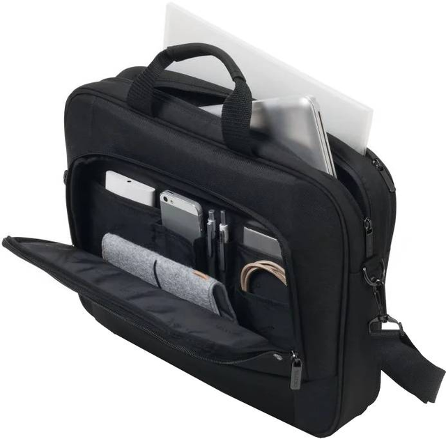 Torba na laptopa Dicota Eco Top Traveller BASE 13-14.1" Czarny (D31324-RPET) - obraz 5