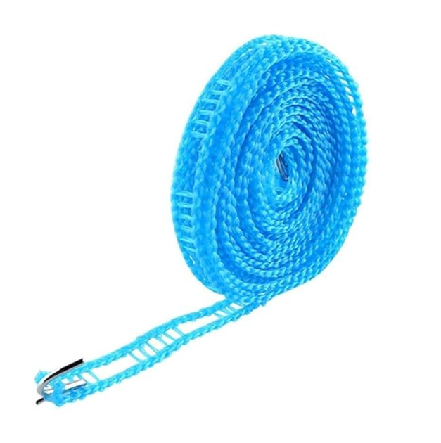 Універсальна мотузка для сушіння білизни DryingRope 5 м Блакитний (KG-11861) - Фото 1 Універсальна мотузка для сушіння білизни DryingRope 5 м Блакитний (KG-11861) - зображення 1