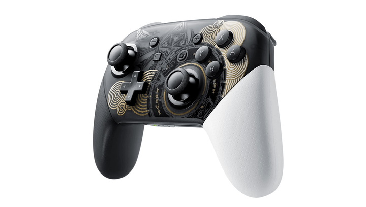 Геймпад Беспроводной Nintendo Switch Pro Controller The Legend of Zelda: Tears of the Kingdom Limited Edition Black Gold - изображение 2