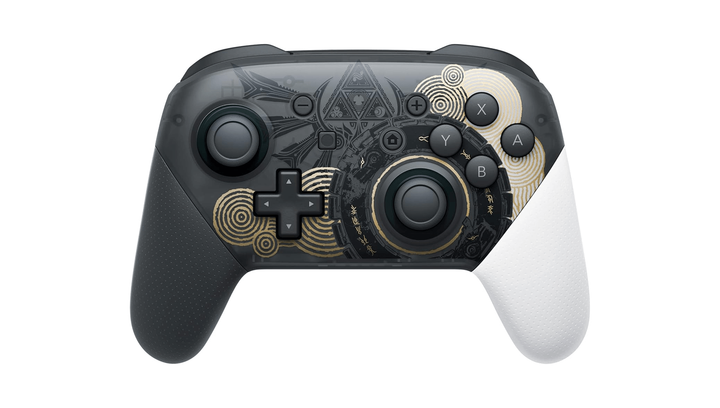 Геймпад Беспроводной Nintendo Switch Pro Controller The Legend of Zelda: Tears of the Kingdom Limited Edition Black Gold - изображение 4