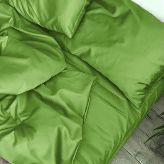 Акція на Простирадло MirSon Satin Light Pro 10-013 Lettuce 150х220 см від Rozetka