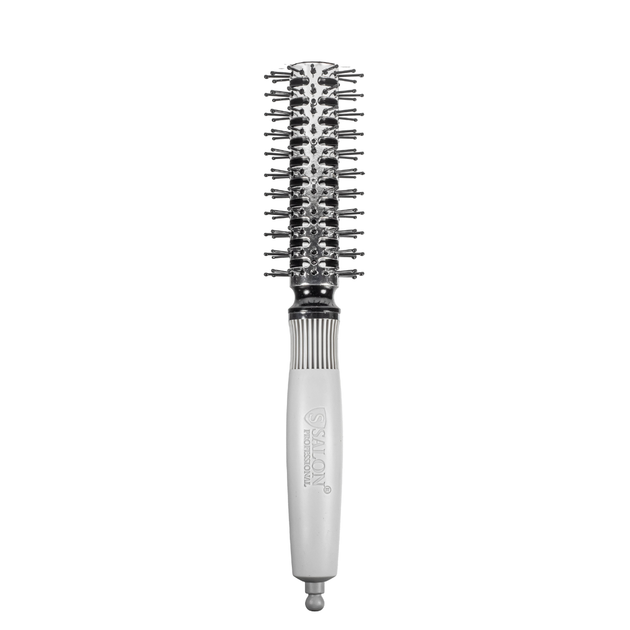Брашинг керамічний антистатичний круглий з ворсом Salon Professional N-4-13 SL - Фото 2 Брашинг керамічний антистатичний круглий з ворсом Salon Professional N-4-13 SL - зображення 2
