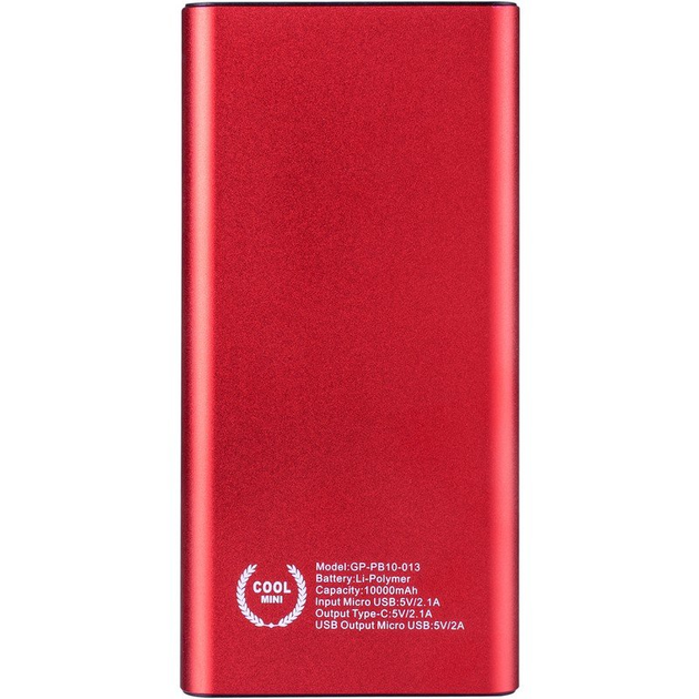 Повербанк Gelius Edge GP-PB10-013 10000mAh 10W Red - зображення 6