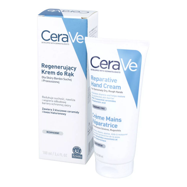 Krem do rąk CeraVe regenerujący 100 ml (5902503411251) - obraz 1