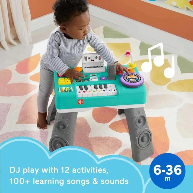 Интерактивный развивающий детский стол диджея Fisher-Price (HTK83