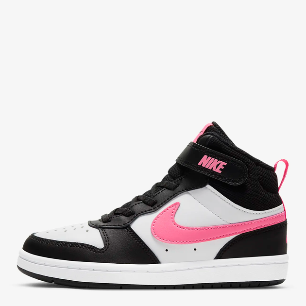 Детские высокие кеды для девочки Nike Court Borough Mid 2 CD7783-005 30 Черный/Белый (194953181388) - Фото 3 Детские высокие кеды для девочки Nike Court Borough Mid 2 CD7783-005 30 Черный/Белый (194953181388) - изображение 3