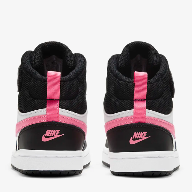 Детские высокие кеды для девочки Nike Court Borough Mid 2 CD7783-005 30 Черный/Белый (194953181388) - Фото 4 Детские высокие кеды для девочки Nike Court Borough Mid 2 CD7783-005 30 Черный/Белый (194953181388) - изображение 4