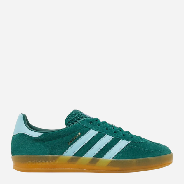 Чоловічі кеди низькі adidas Originals Gazelle Indoor IG9979 44.5 Темно-зелені (4066751277005) - зображення 1