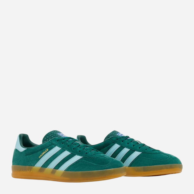 Чоловічі кеди низькі adidas Originals Gazelle Indoor IG9979 44.5 Темно-зелені (4066751277005) - зображення 2