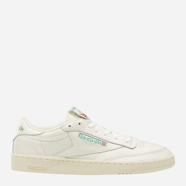 Sneakersy damskie skórzane Reebok Club C 85 Vintage W 100007797 37.5 Ecru (4065418211468) - obraz 1