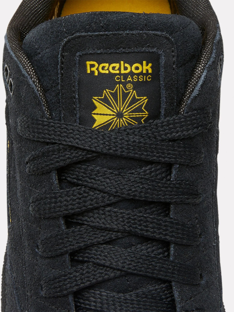 Sneakersy męskie zamszowe Reebok Club C Bulc 100034265 45.5 Czarne (4066759892439) - obraz 8