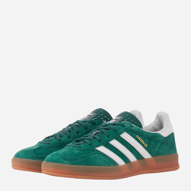 Чоловічі кеди низькі adidas Originals Gazelle Indoor IG1596 44.5 Зелені (4066764312618) - зображення 2