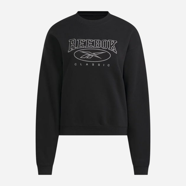 Bluza bez kaptura damska Reebok Ae Crew 100205213 M Czarna (1200143825624) - obraz 4