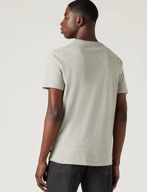 Футболка хлопковая мужская Levi's Graphic Setin Neck XL серая - Фото 3 Футболка хлопковая мужская Levi's Graphic Setin Neck XL серая - изображение 3