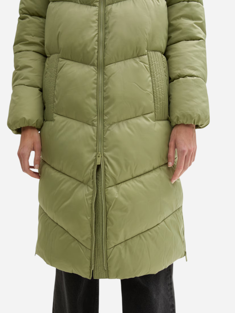 Куртка зимова довга жіноча Tom Tailor 1042891 S Оливкова (4068127228734) - зображення 4