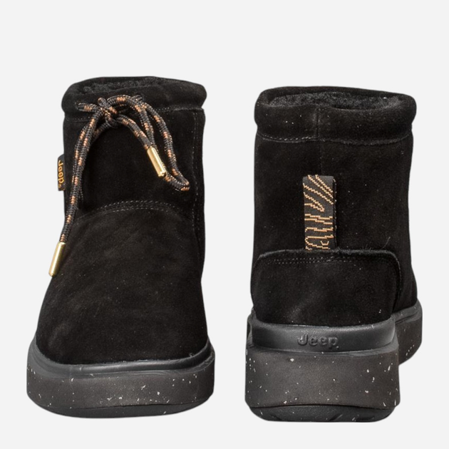 Śniegowce mukluki damskie na platformie Jeep JL42591A-062 37 (4UK) 24.9 cm Czarne (8050246380918) - obraz 3