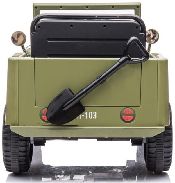 Samochód elektryczny dla dzieci LEAN Toys JH-103 4x4 Oliwkowo-zielony (5905515354547) - obraz 6