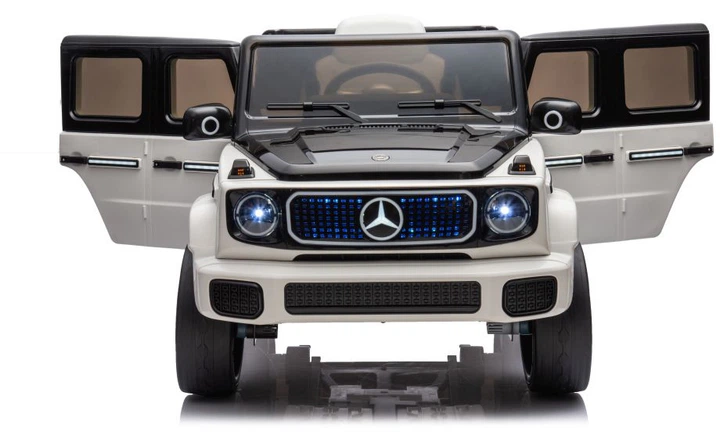 Samochód elektryczny dla dzieci LEAN Toys Mercedes EQG 4x4 Biały (5905884459485) - obraz 5