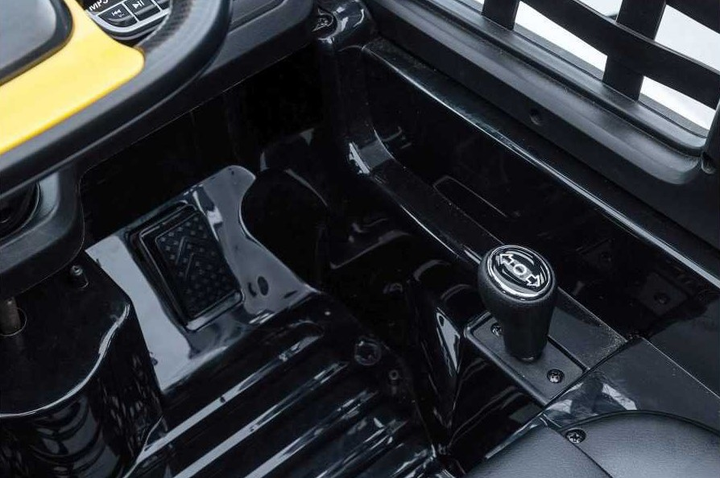 Ciężarówka elektryczna LEAN Toys Mercedes XMX622B z naczepą Żółty (5904665994276) - obraz 12