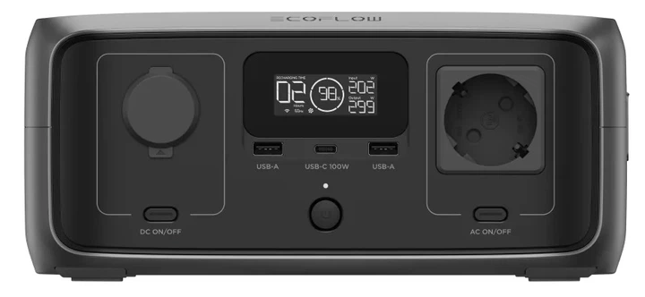 Зарядна станція EcoFlow RIVER 3 UPS 245Wh | 300W (EFRIVER3-UPS-EU-CBox) - зображення 1