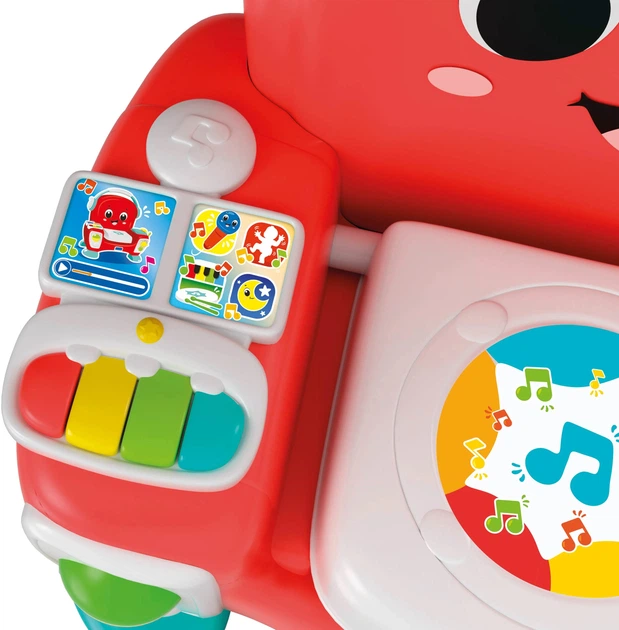 Edukacyjny centrum zabaw Clementoni Baby Muzyczne krzesło (8005125177318) - obraz 4