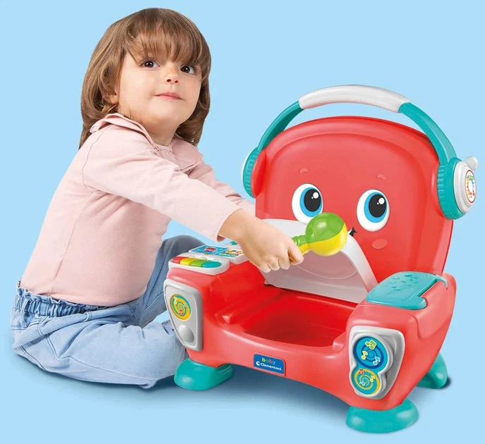 Edukacyjny centrum zabaw Clementoni Baby Muzyczne krzesło (8005125177318) - obraz 5