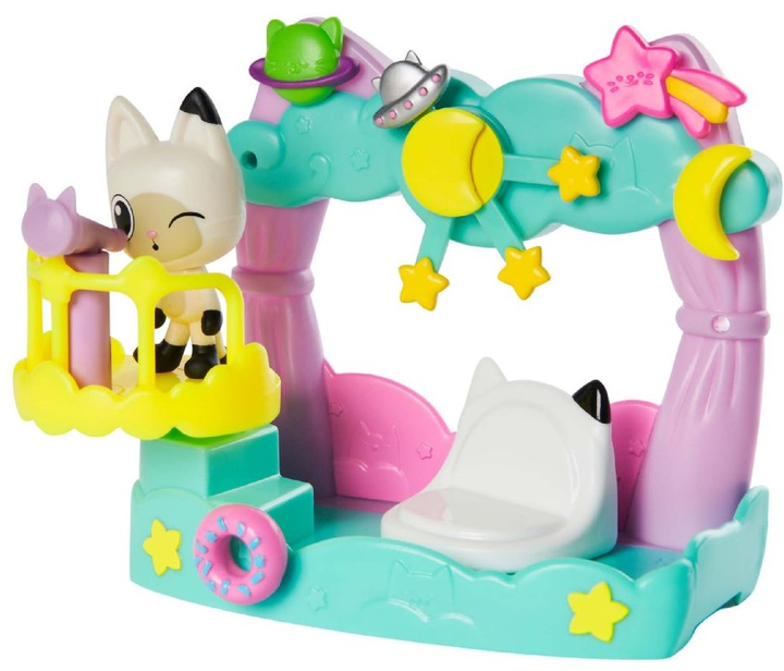 Ігровий набір Gabby's Dollhouse Котячий будиночок Габбі Балкон для будиночка Зоряне небо (0681147039469) - зображення 3