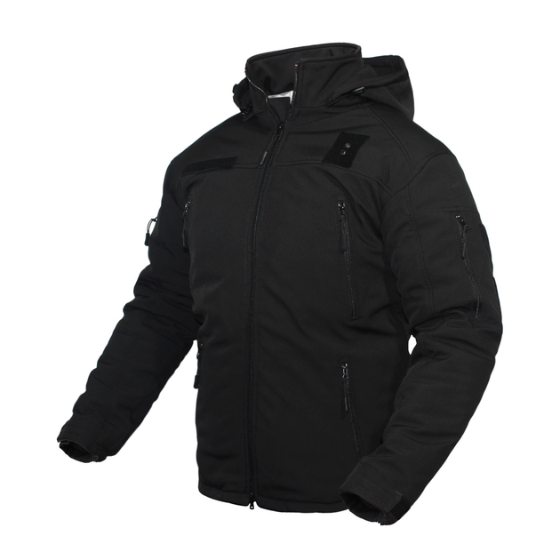 Куртка зимняя Полиция Vik-Tailor SoftShell Max-Heat Черная 48 - изображение 1