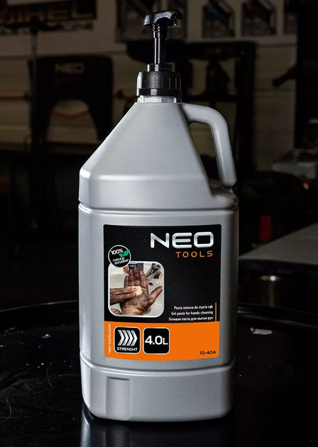 Паста для миття рук NEO Tools 4 л 10-404 Cream (5907558467185) - зображення 5