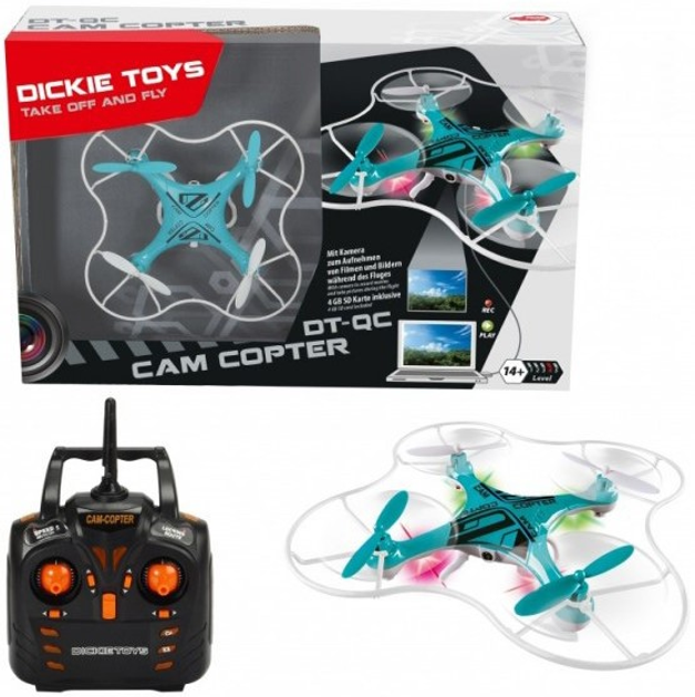 Dron zdalnie sterowany Dickie Toys DT-QC Cam Copter (4006333043192) - obraz 1