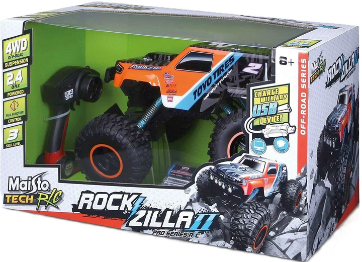 Samochód terenowy zdalnie sterowany Maisto RockZilla II 41 cm (0090159813408) - obraz 1