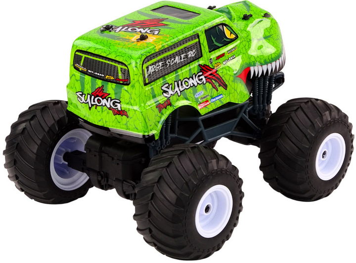 Позашляховик на радіокеруванні LEAN Toys Dinozaur 2.4G 1:12 Зелений (5905991006800) - зображення 3