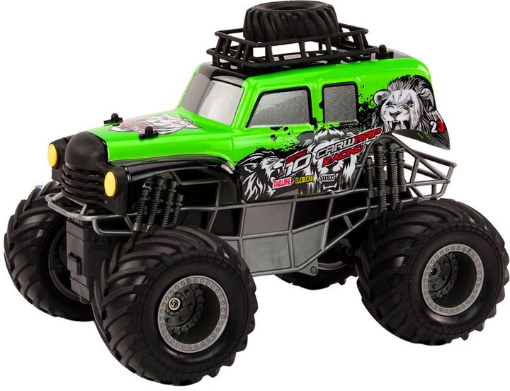 Samochód terenowy zdalnie sterowany LEAN Toys 1:16 Zielony (5905991007043) - obraz 3