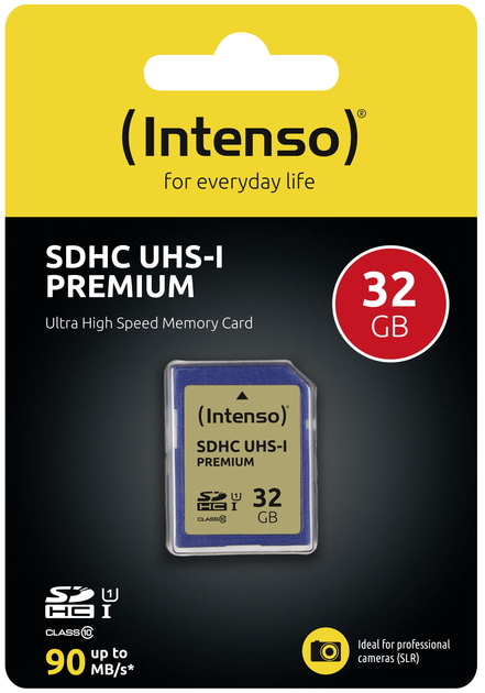 Карта пам'яті Intenso Premium SDHC 32GB Class 10 UHS-I (3421480) - зображення 2