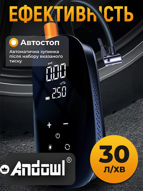 Автокомпресор Andowl Q-CQ150 - зображення 5