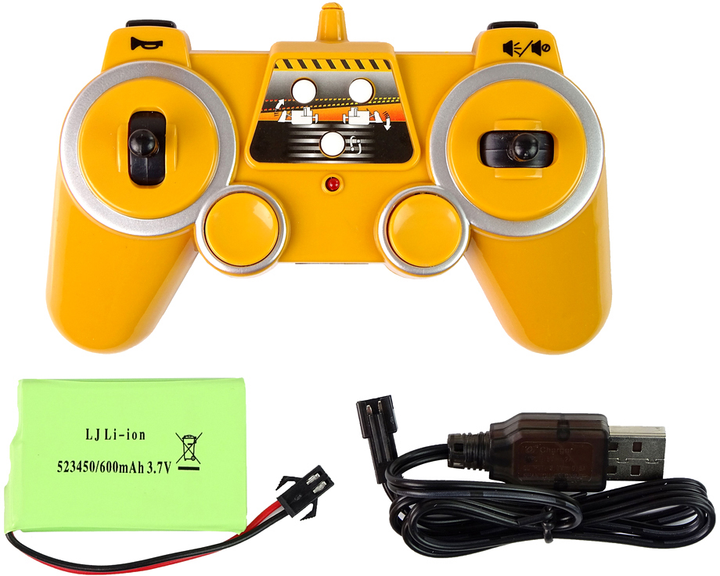 Spychacz zdalnie sterowany LEAN Toys na gąsienicach 1:20 (5905323210431) - obraz 5