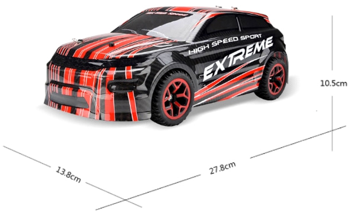 Samochód zdalnie sterowany Pro Kids Crazon GS Suv 4x4 Czarno-czerwony (5903943006359) - obraz 3