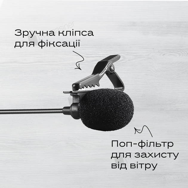 Петличный микрофон Boya BY M1DM, двойная петличка Боя для камеры и ...