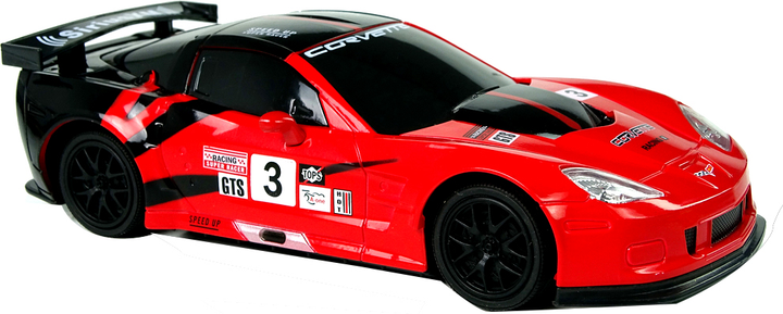 Auto sportowe zdalnie sterowane LEAN Toys Corvette C6.R Czerwone (5904204756716) - obraz 3