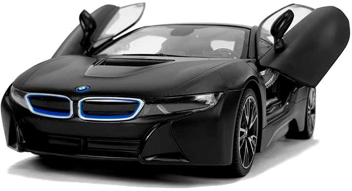 Машина на радіокеруванні Rastar BMW i8 1:14 Чорна (5904204751803) - зображення 6