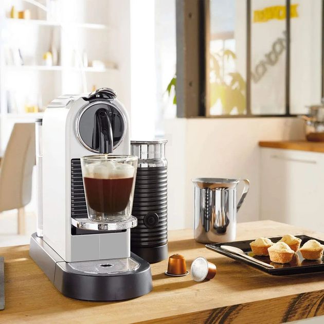 Кавоварка капсульна Delonghi Nespresso CitiZ EN 167.W - зображення 5