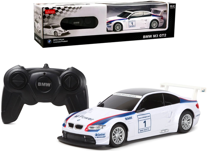 Машина на радіокеруванні Rastar BMW M3 1:24 (5901384733186) - зображення 1