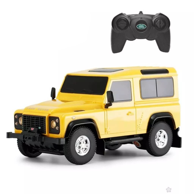 Samochód zdalnie sterowany Rastar Land Rover Defender 1:24 (5901384733254) - obraz 1