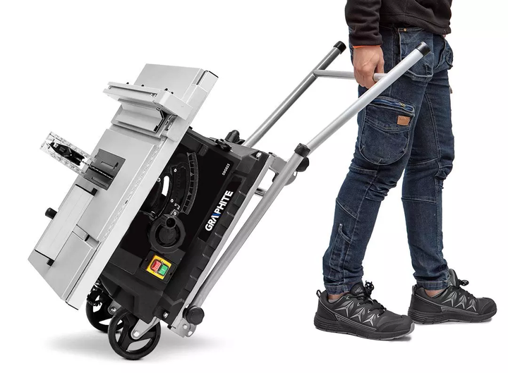 Pilarka stołowa Graphite 1600 W 254/30 mm 59G823 (5902062085177) - obraz 8