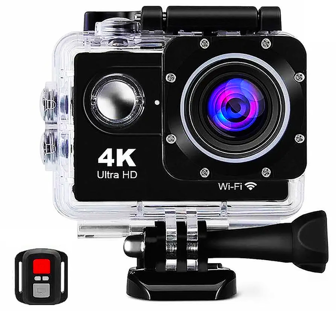 Екшн камера Action Camera AS2 WiFi 4K - Фото 2 Екшн камера Action Camera AS2 WiFi 4K - зображення 2