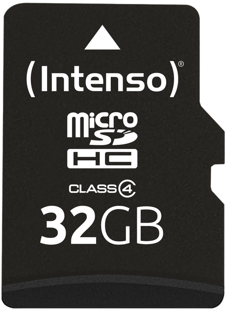 Karta pamięci Intenso microSDHC Class 4 32GB + adapter SD (3403480) - obraz 2