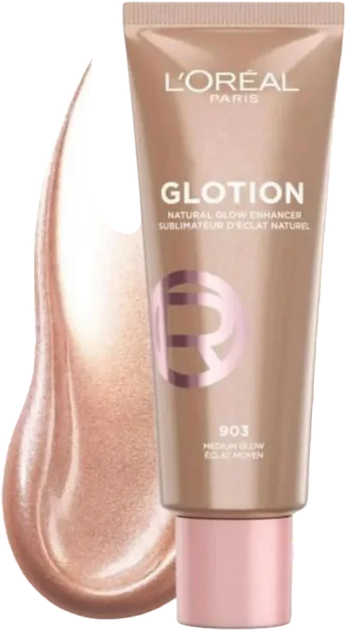 Rozświetlasz do twarzy L'Oreal Lumi Glotion w płynie 903 Medium Glow 40 ml (3600524150570) - obraz 2