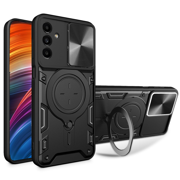 Чохол бампер Shield Magnetic Ring з підставкою для Samsung Galaxy M54 5G M546 Black - Фото 1 Чохол бампер Shield Magnetic Ring з підставкою для Samsung Galaxy M54 5G M546 Black - зображення 1