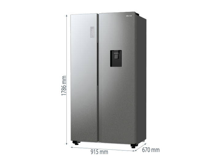 Холодильник з морозильною камерою Hisense RS711N4WCE - Фото 5 Холодильник з морозильною камерою Hisense RS711N4WCE - зображення 5