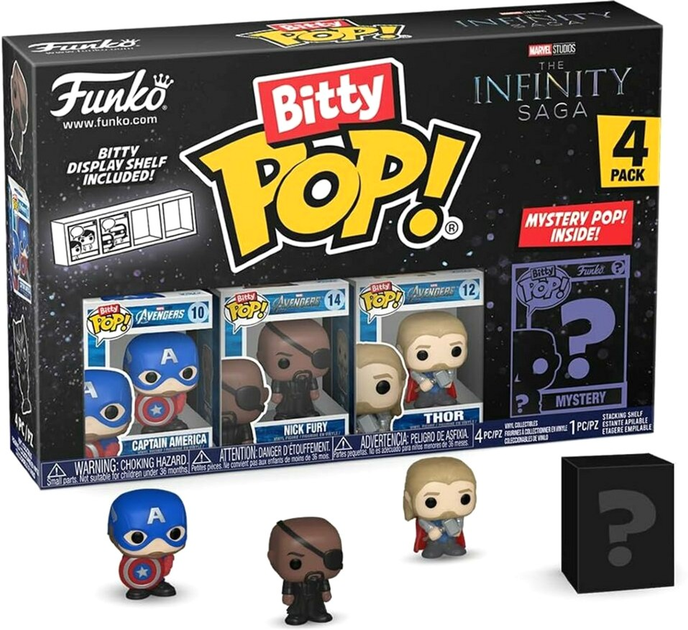 Фігурка для ігор Funko Bitty Pop Marvel Series 1 (0889698715034) - зображення 1